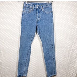Levi’s Premium 501 High Rise Button Fly Jeans